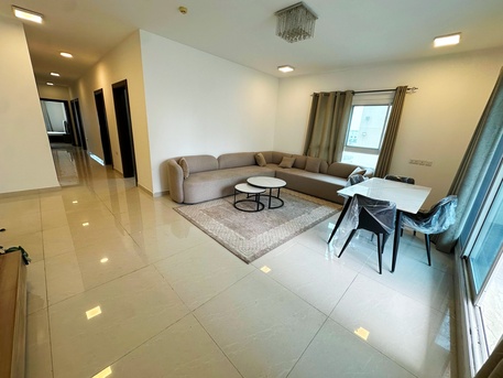 Bhd 360/month, Furnished, 3 Br, Fully Furnished 3bhk Sea View Apartment With Maid Room & Balconies In Hidd – 360 Bd